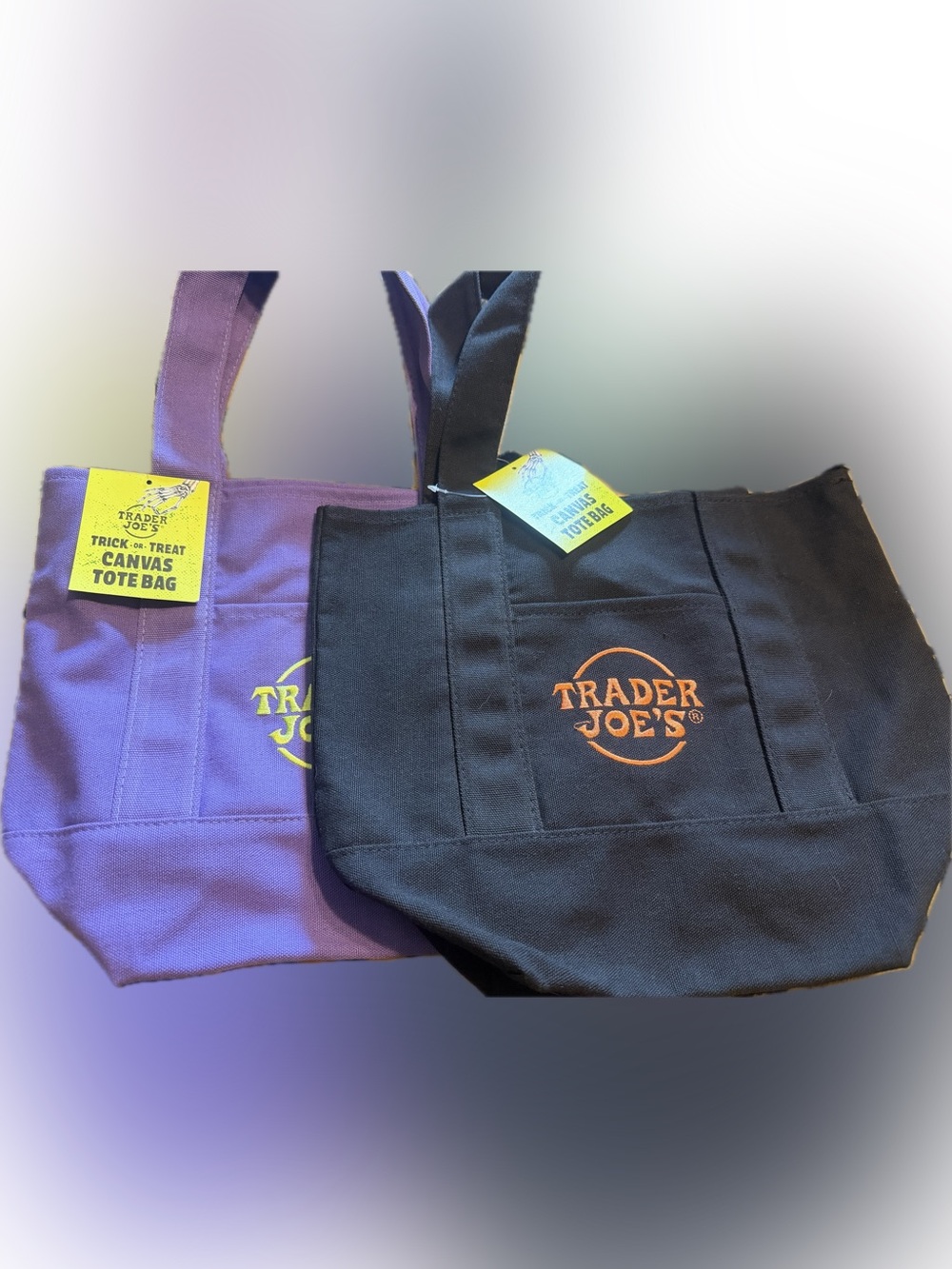 Trader Joe’s Halloween canvas bags